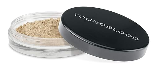 Cosméticos Minerales Youngblood polvo suelto natural mineral de base Barely Beige