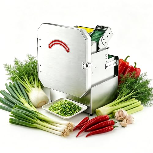 Cortadora automática de cebolla de verdeo con cinta 330lb/h