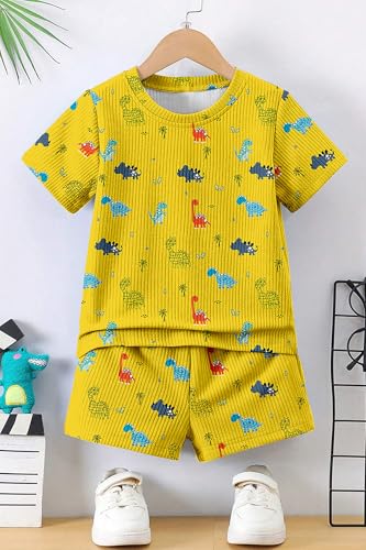 Image of Fashion Dream Boys Cotton Blend Printed Co-ord Set|clothing set for kids|Combo set