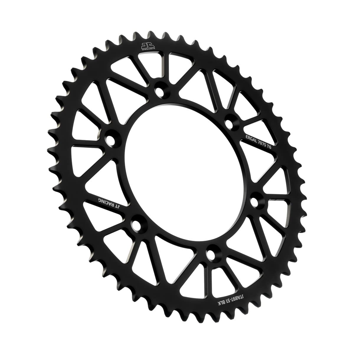 Amazon.com: JT Aluminum Rear Sprocket (520 / 51T) (Black) For 15