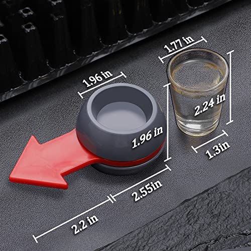 Shot Spinner,Spin The Shot,Shot Glasses,Spin The Bottle,Fun Party Game,Portable #TOP3
