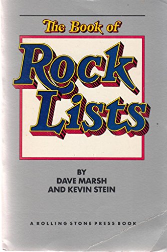 Book of Rock Lists 0283988371 Book Cover