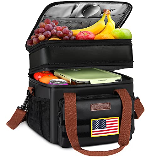 Bagnn Tactical Lunch Box For Men- Large Insulated Lunch Bag-Expandable Adult Lunch Box With Adjustable Shoulder Strap-Large Lunch Tote Bag For Work Camping Fishing  cover