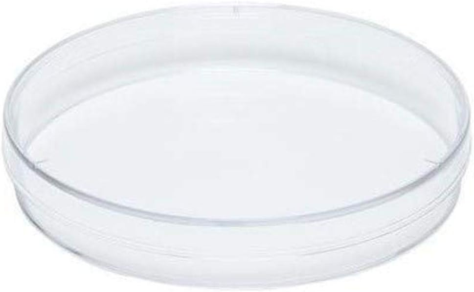 Fisher Scientific FB0875713A Polystyrene Petri Dish with Clear Lid, Raised Ridge, 60 mm x 15 mm (Pack of 500)