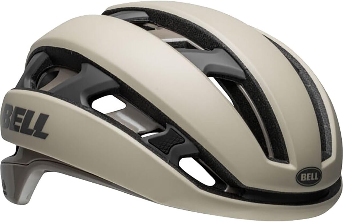 Bell XR Spherical Adult Road Bike Helmet - Matte/Gloss Cement, Medium (55–59 cm) - Image 4