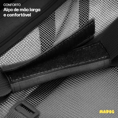 Bolsa Transporte Pet Grande Viagem Avião MADOG Wind PRETO