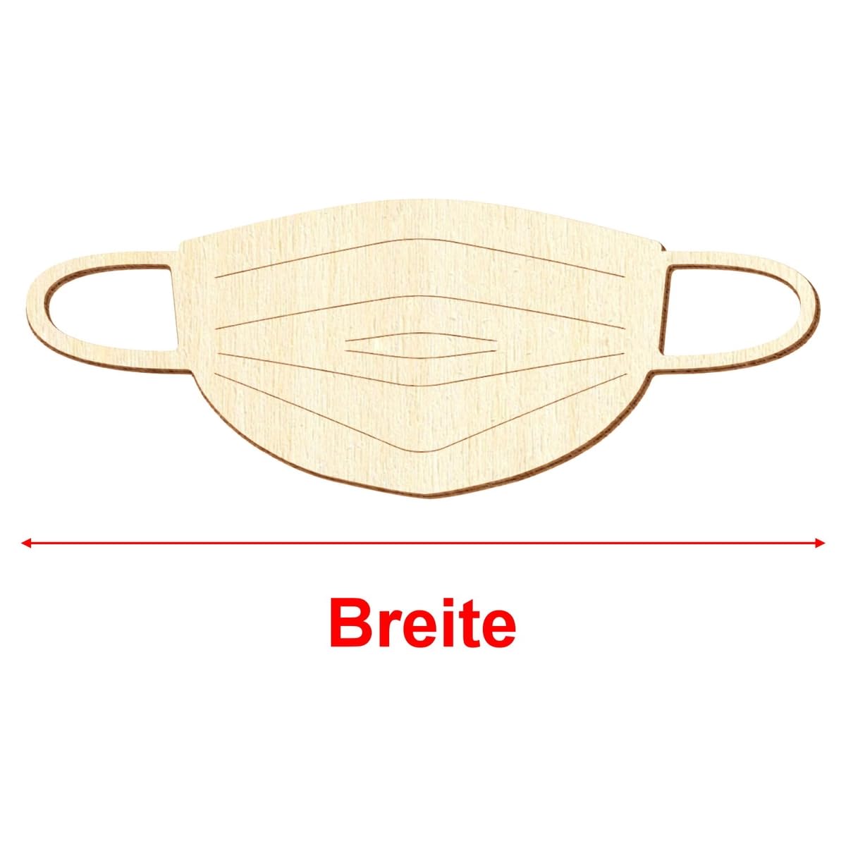 Lot de 25 protège-dents en bois V2 - Décoration - 5-50 cm - Taille : 48 cm