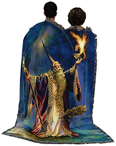 Pure Country Weavers The Wizard Blanket By Myles Pinkney - Gift Fantasy Tapestry Throw Woven From Cotton - Made In The Usa (72X54) #TOP23