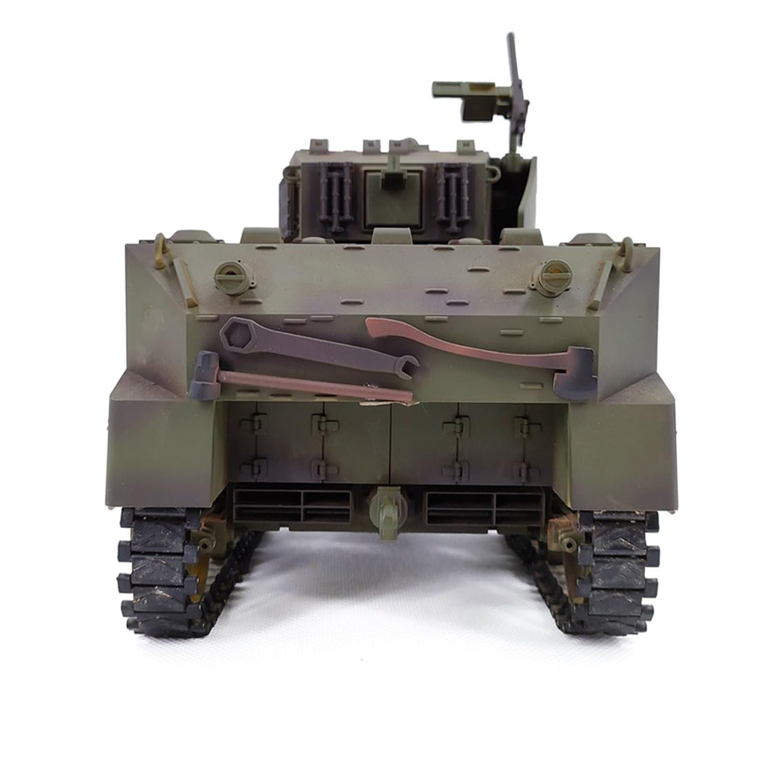YUTT Rc Military Truck, 1/16 2.4G US M5A1 Stauart lekki czołg symulowany model pojazdu wojskowego z dźwiękiem światła dymnego