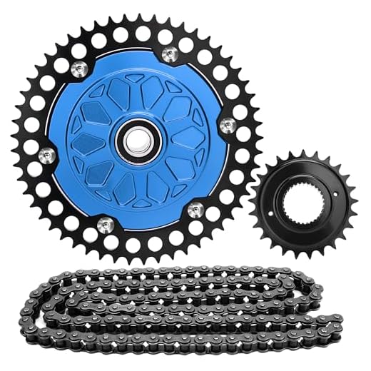2009-up Touring Belt Drive to Chain Drive Conversion Kit for Harley, Blue