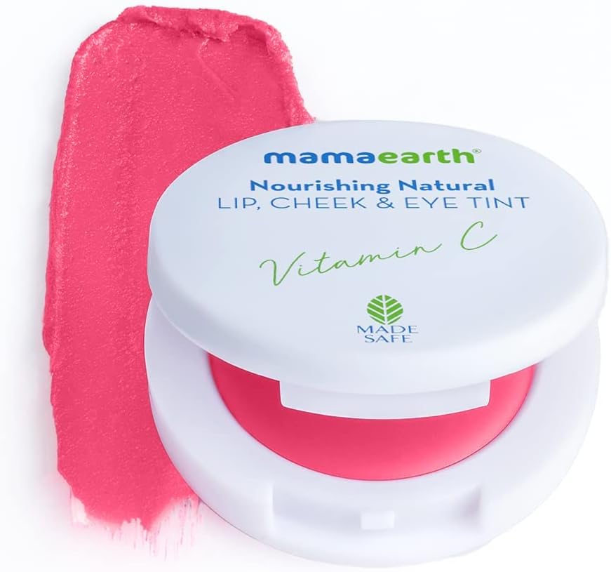Nourishing Natural Lip Cheek & Eye Tint with Vitamin C & Beetroot- 01 Beet Red- 4 g