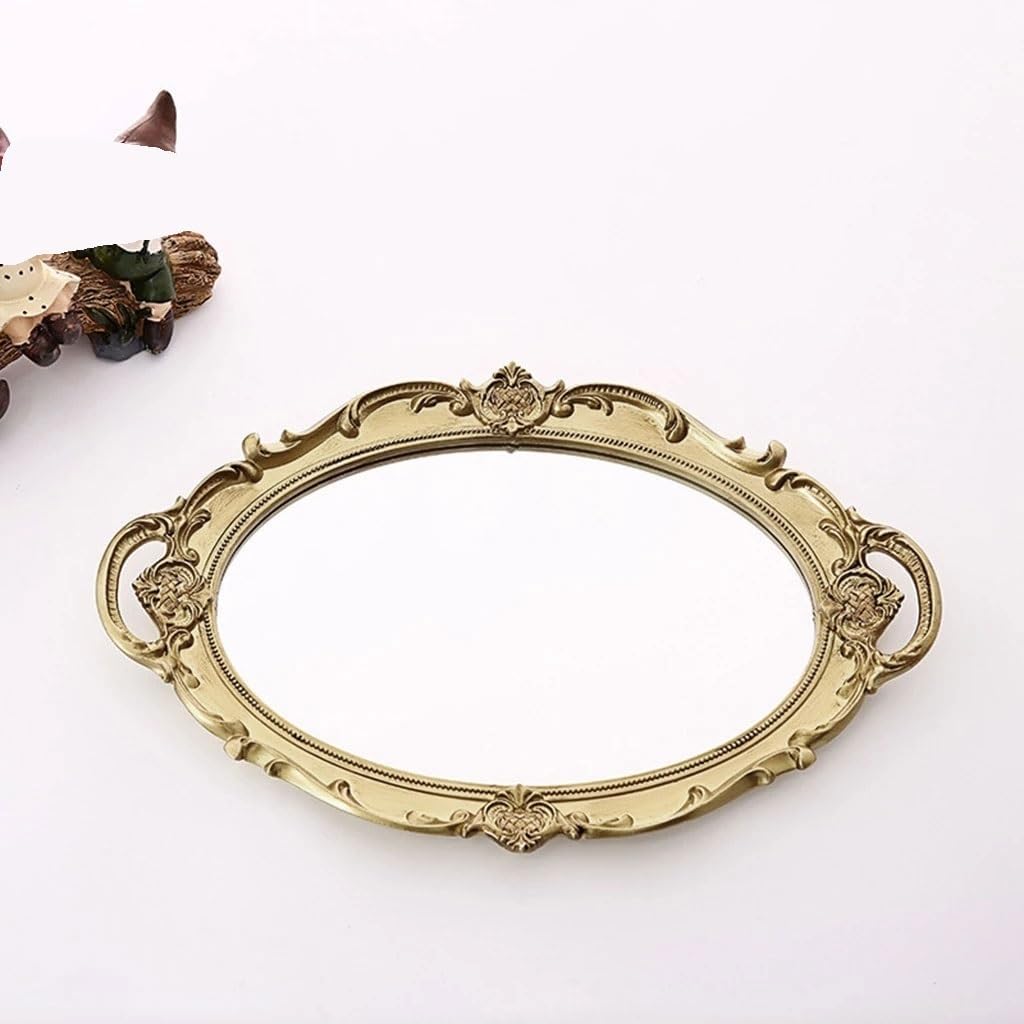 FMURY Tray Cosmetics Perfume Storage Tray Perfume Dressing Table Display Jewelry Dressing Table