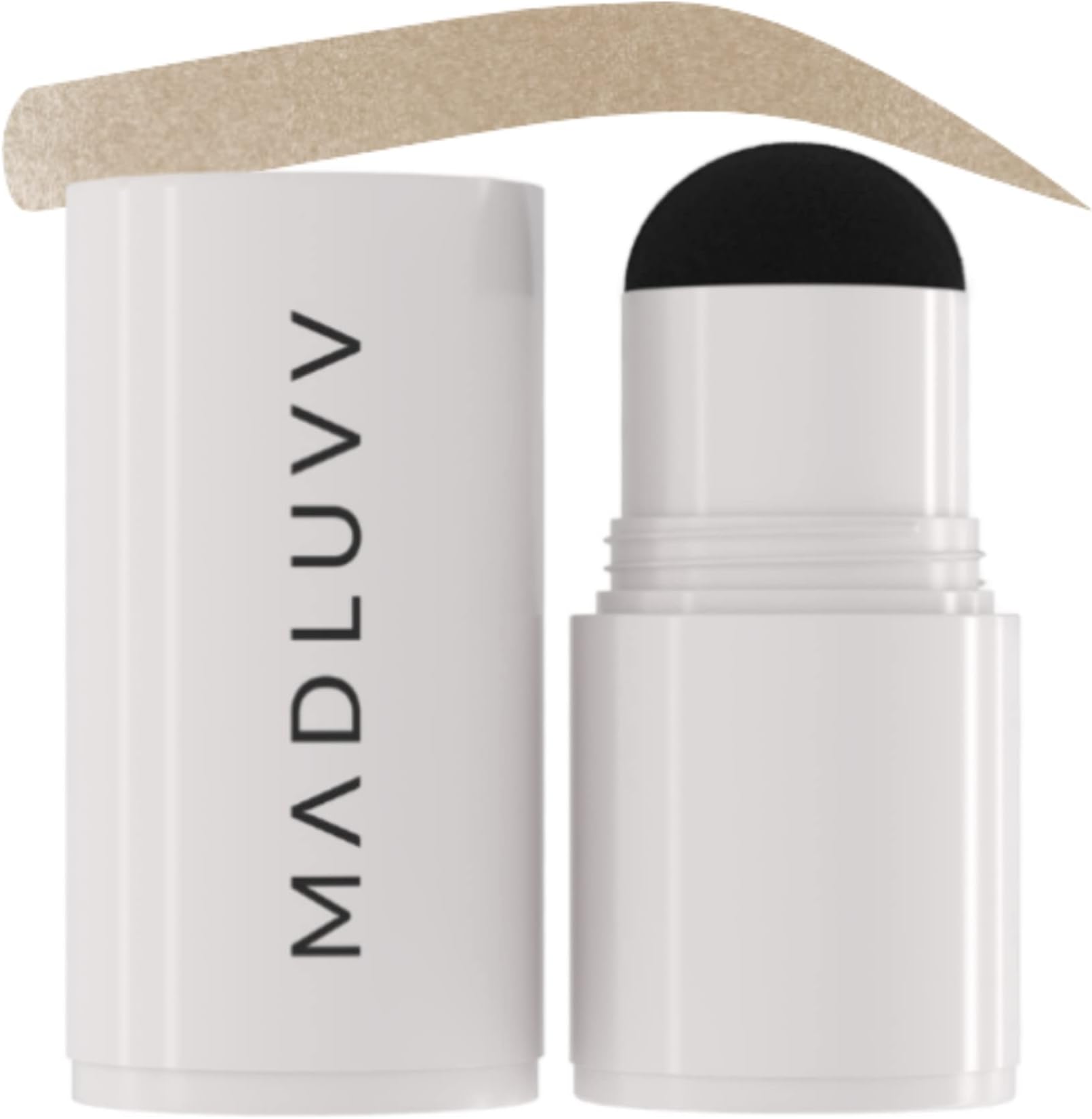 MADLUVV Brow Stamp Refill* - Color Stamp for Brows & Root Touch Up for Women & Men, Instantly Conceal Hair Loss, Grey Hair, Thinning Hair with Stain-Proof/Smudge-Proof Powder Formula (Blonde)