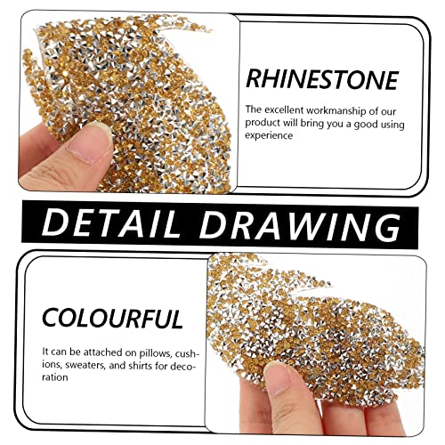 TEHAUX 8 Pares De Remendos De Folhas Suprimentos De Bordado Hotfix Strass Acessórios De Bordado Enfe