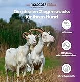 mascota vital - Getrocknete Ziegenohren für Hunde – 100% Natürlicher Kausnack, Schonend Getrocknet, Ohne Zusatzstoffe, Fördert Zahngesundheit & Langanhaltenden Kauspaß