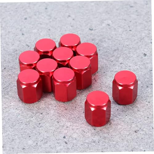 10 unidades de tapones hexagonales de aleación para válvulas de neumáticos de bicicleta, fáciles de instalar, para bicicletas de montaña y carretera, colores surtidos miniatura 4
