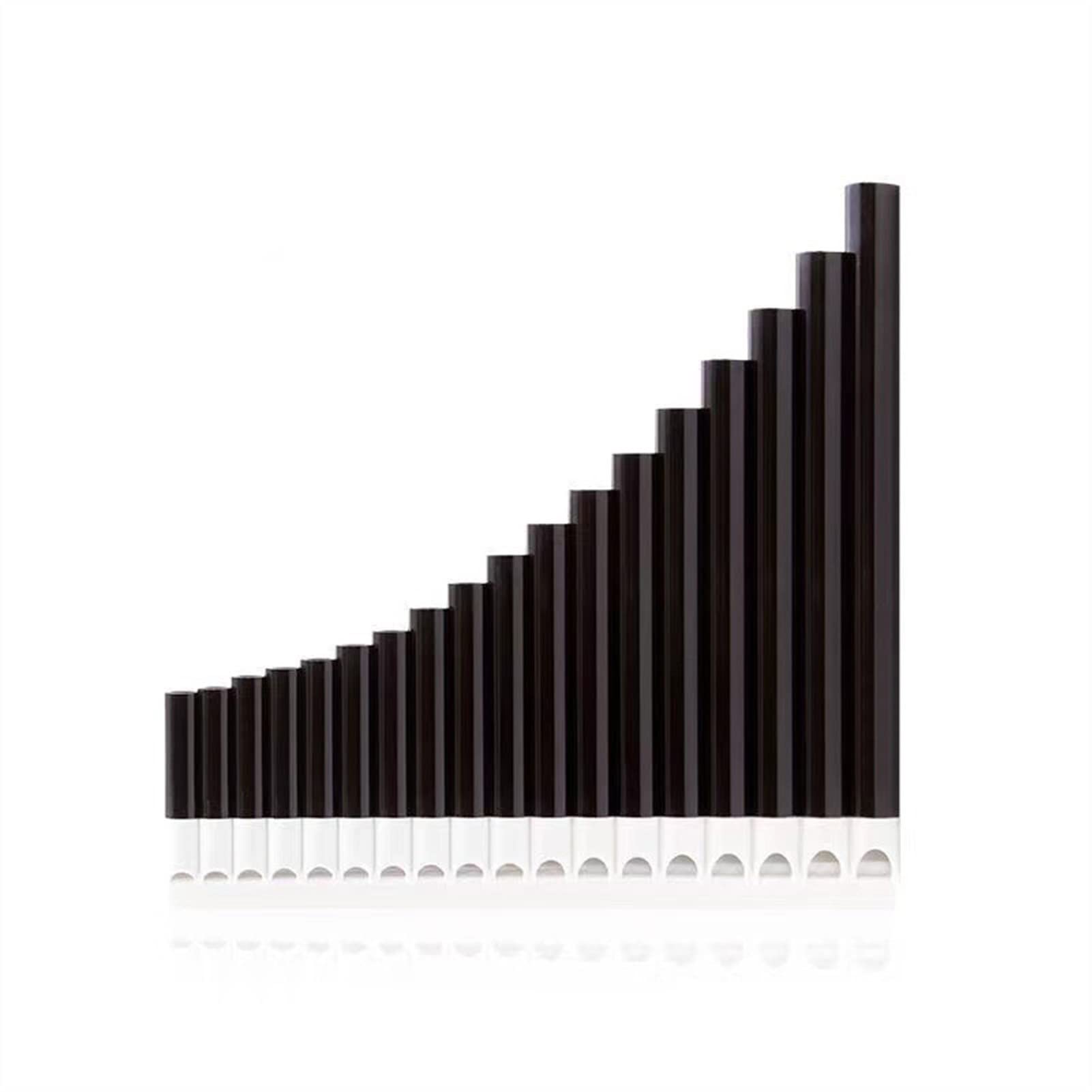 Flûte De Pan 16 Tuyaux 18 Tuyaux C Clé Pan Flûte Instrument De Musique Flûte Pan Chinoise (Color : 18 tubes)