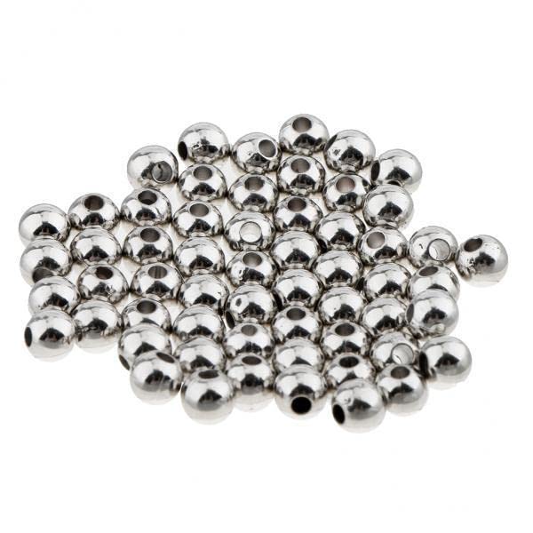SNAPPSY 3x100Pcs Argent Loose Beads Spacer DIY Jewelry Making Findings-picture-42