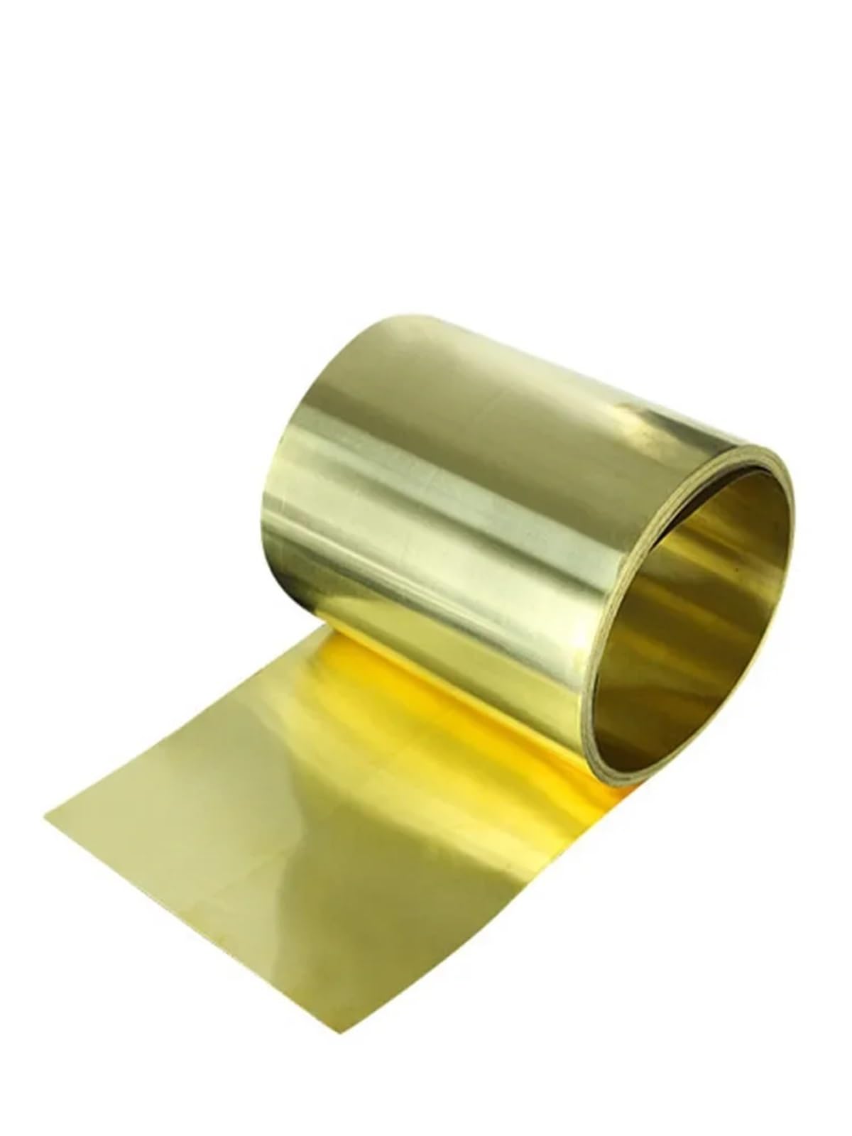 lamiera di ottone in rotolo 1 metro/rotolo di sottile striscia lamiera ottone, pellicola dorata, piastra lamina ad alta purezza H62, materiale fai da te(1x200x1000mm)