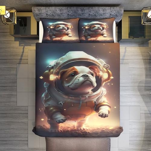 Housse de couette microfibre et coton 220x240cm durable et douce supérieure - 3