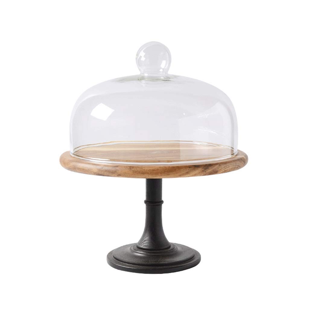 Gâteau en bois suisse stand dôme pour buffet de fête et tea snack chic