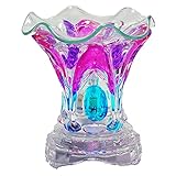 Glass Electric Multi-color Scent Oil Diffuser Warmer Burner Aroma Fragrance Lamp