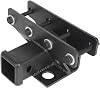 Trailer Hitch, 2inch Car Tow Hitch Receiver Trailer Rear Low Bumper Heavy Duty Metal Towing Connector Kit