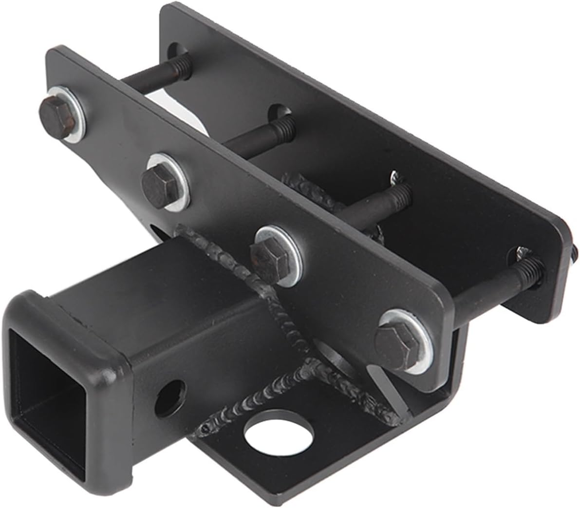 Trailer Hitches, 2inch Car Tow Hitch Receiver Trailer Rear Low Bumper Heavy Duty Metal Towing Hitch Connector Kit