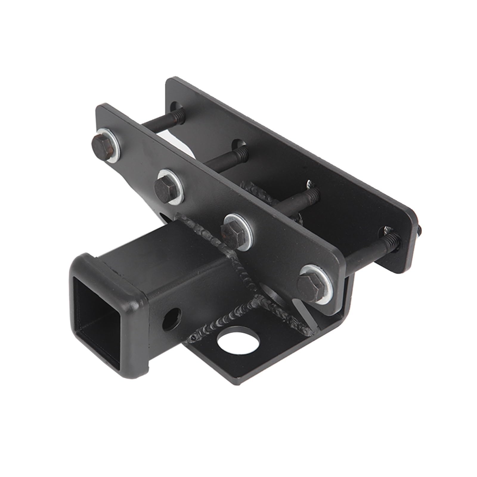 Trailer Hitch, 2inch Car Tow Hitch Receiver Trailer Rear Low Bumper Heavy Duty Metal Towing Connector Kit