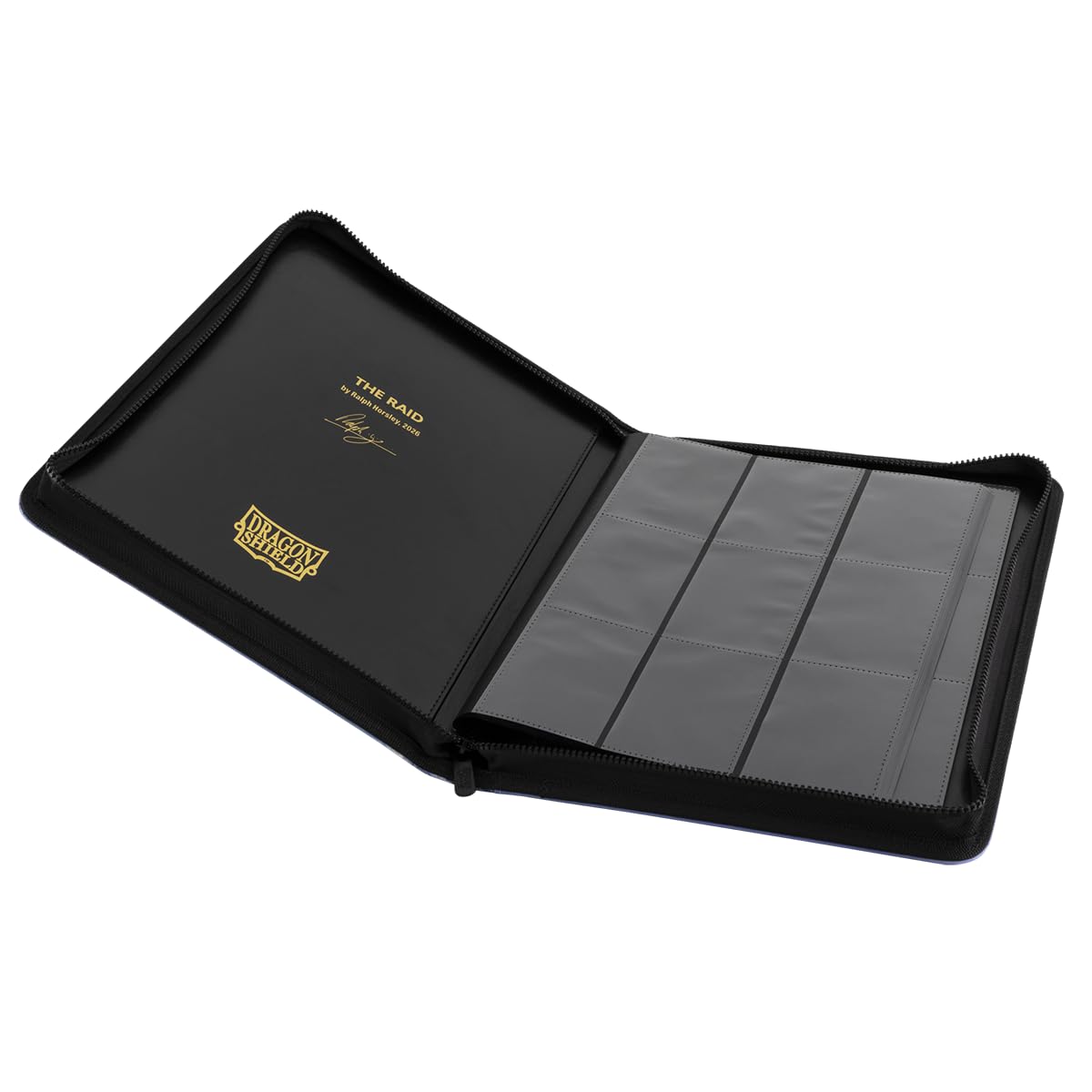Dragon Shield Serie Signature - Art Zipster 360 | 20 pagine fisse, raccoglitore per carte da collezione da 360 tasche, album compatibile con Pokemon, One Piece & Magic The Gathering | The Raid
