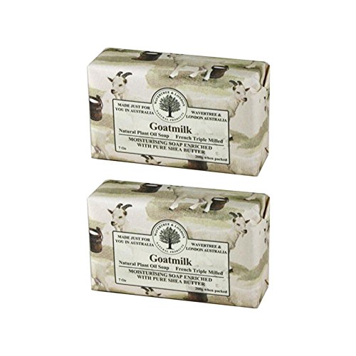 Wavertree & London Goatmilk Luxury Soap, 7 Oz (Pack of 2)