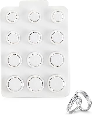 Ring Sizing Kit Oura Ring 4 Sample Set Ring Sizer Measuring Classification for Smart Rings Smart Ring Size Finder Unique Measuring Classification 12 Ring Sizers Ring Size for Fingers Size Before Purchase