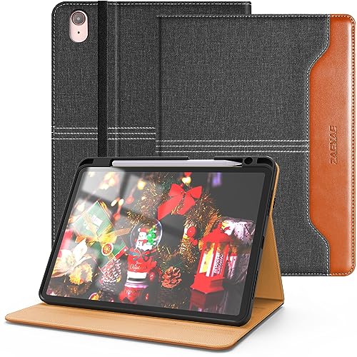 IMieet Custodia Per IPad Air 4 10,9 Pollici 2020 Con Supporto Matita - Viola | Morbida TPU Con Ricarica Wireless E Funzione StandBy