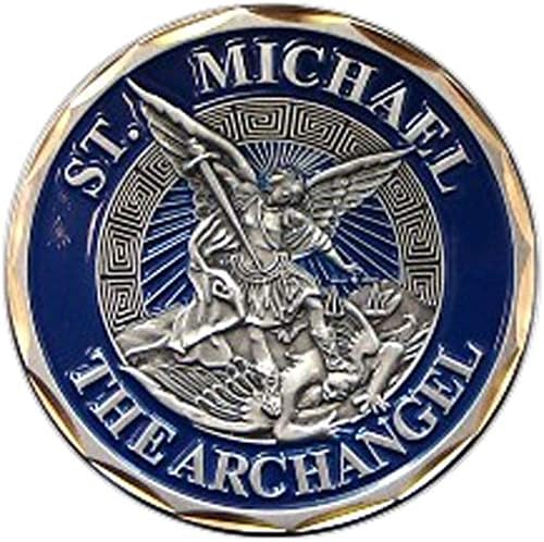St Michael Archangel Challenge Coin - Psalms 91:10 - Commemorative Collector