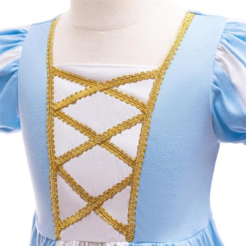 Vestido Princesa Niña Pequeña Medievo Renaissance 2-12 miniatura 3