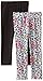 Freestyle Revolution Little Girls' 2 Pack Neon Stars H.Grey Jegging Set