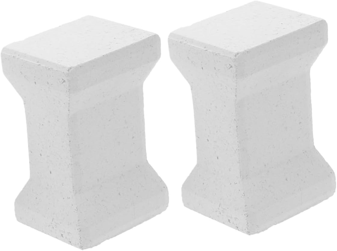 SEWACC 2pcs Kiln Pillar Firing Support Brackets 10cm Heat Resistant Pottery Tool Accessories for Ceramic Artists and Kiln Shed Furnaces