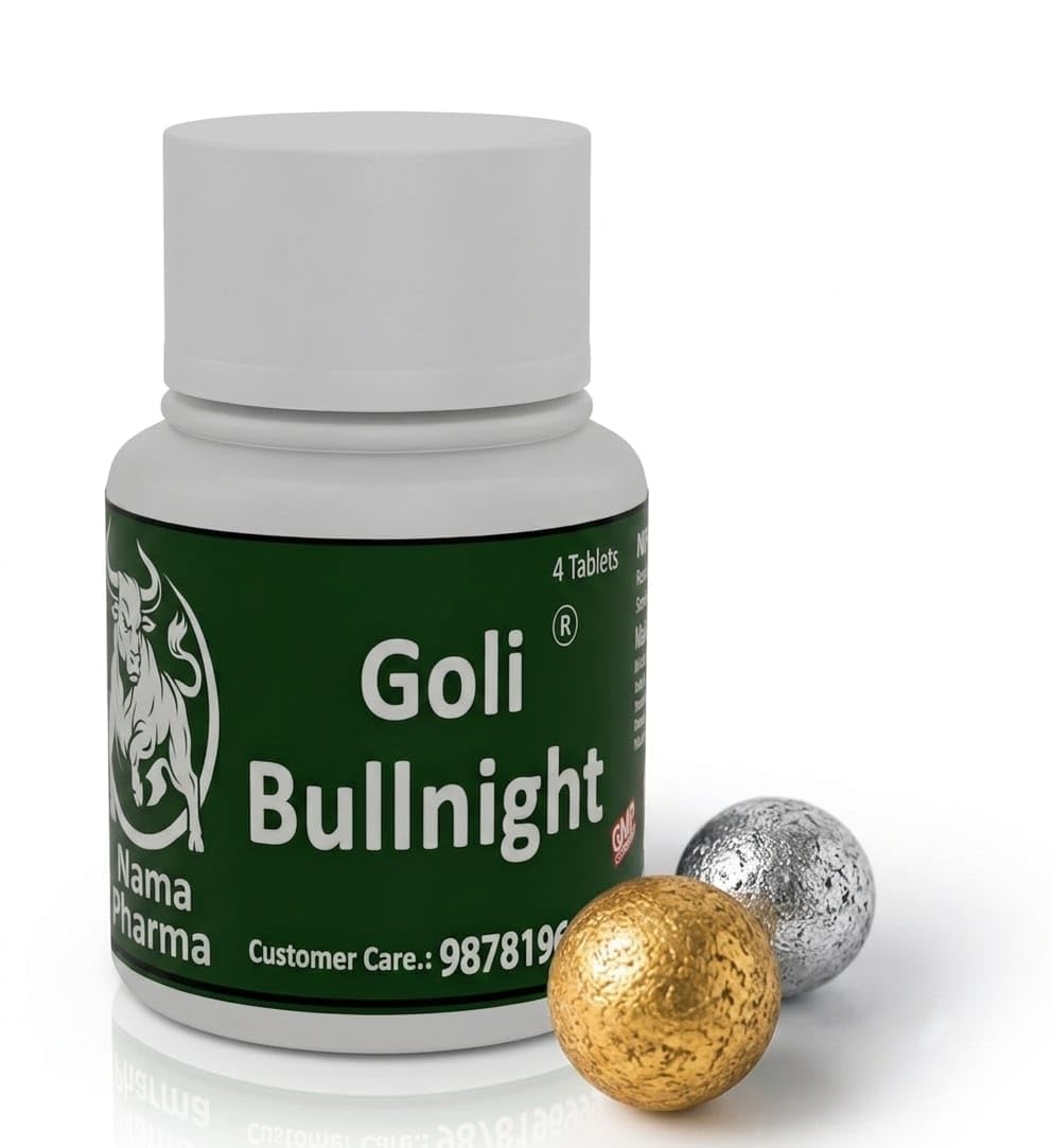 Goli Bullnight Ayurvedic Tablets for Men | Stamina, Strength & Performance Booster | Shilajit, Zafran, Konch Beej, Ashwagandha Blend — Amazon image 2