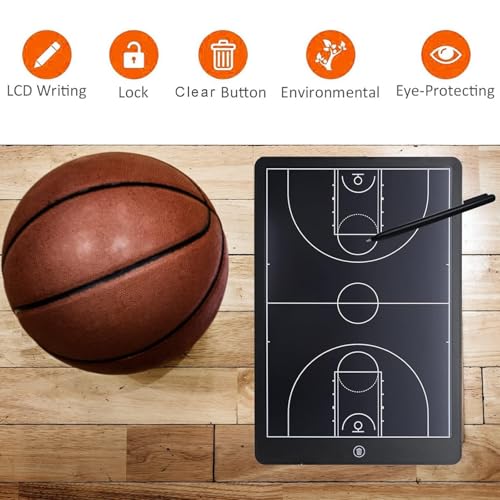 Tableau d'entraînement de basket-ball réutilisable stylet planification tactique