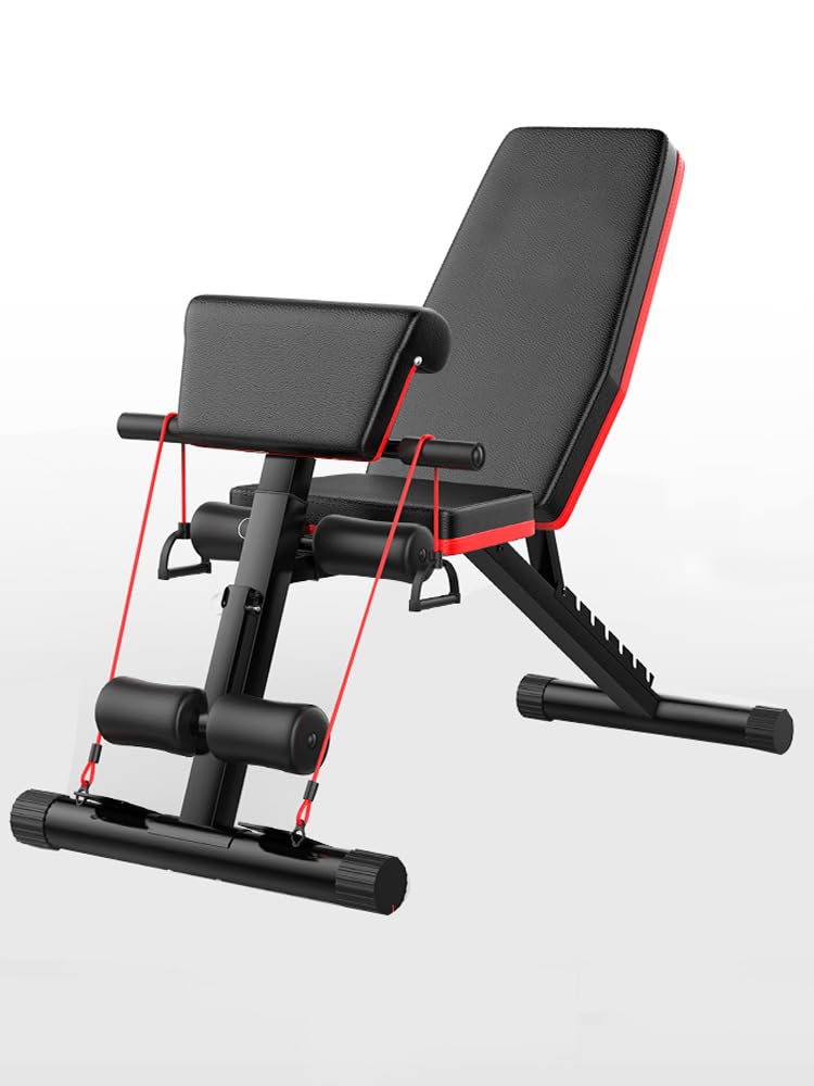 KUYING Multifunctional dumbbell stool, adjustable abdominal weightlifting stool for home gym - - 6 colour