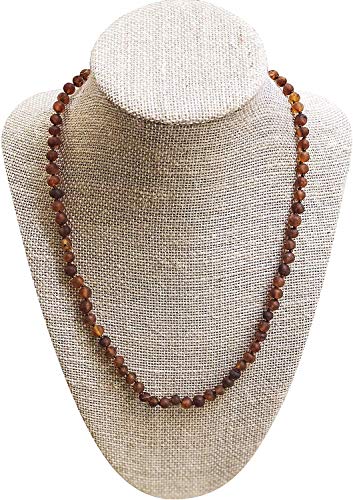 UMAI Baltic Amber Adult Necklace - Unpolished Cognac - 18 inches Long