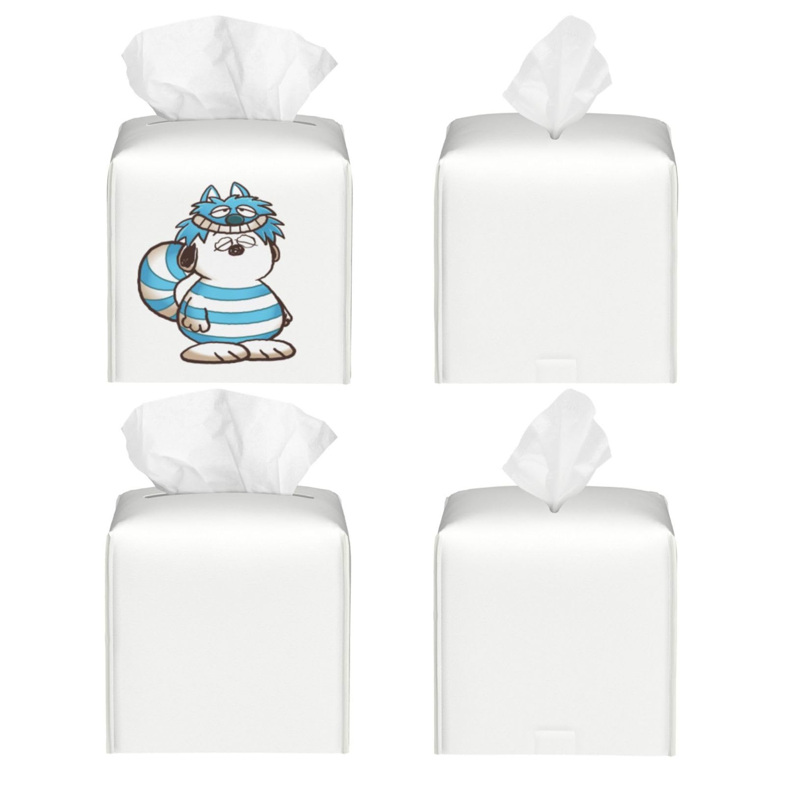 Amazon｜チェシャ猫 スヌーピー オラフ ティッシュカバー ティッシュ