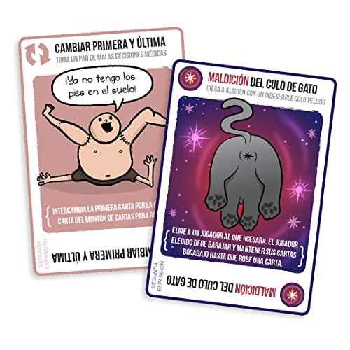 Exploding Kittens | Streaking Kittens | Expansión | Juego de Cartas para los Amantes de los Gatos y Las Explosiones | A Partir de 7 Años | De 2 a 6 Jugadores | 15 Minutos por Partida | Español - imagen 5