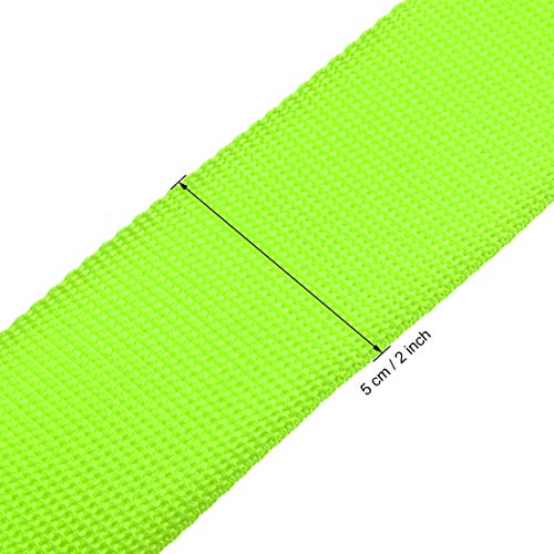 Image of uxcell Luggage Straps Suitcase Belts with Buckle Label, 2x78 2Mx5cm Adjustable PP Travel Bag Packing Accessories, Light Green 4Pcs