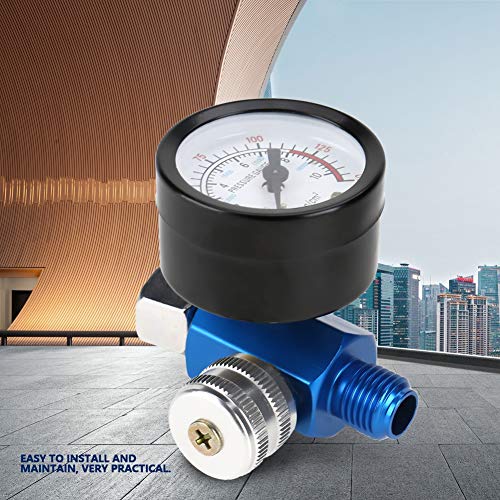 Luchtdrukregelaar, 1/4 "Spuitpistool Luchtdrukregelaar Drukmeter Pneumatisch Gereedschap Accessoire - Image 7