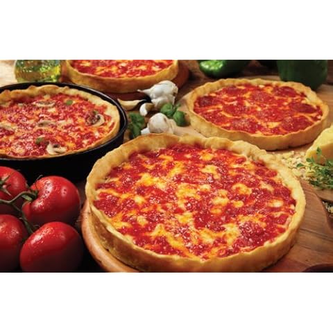 Four Lou Malnati's Deep Dish Pizzas (2 Sausage 2 Pepperoni) Cover