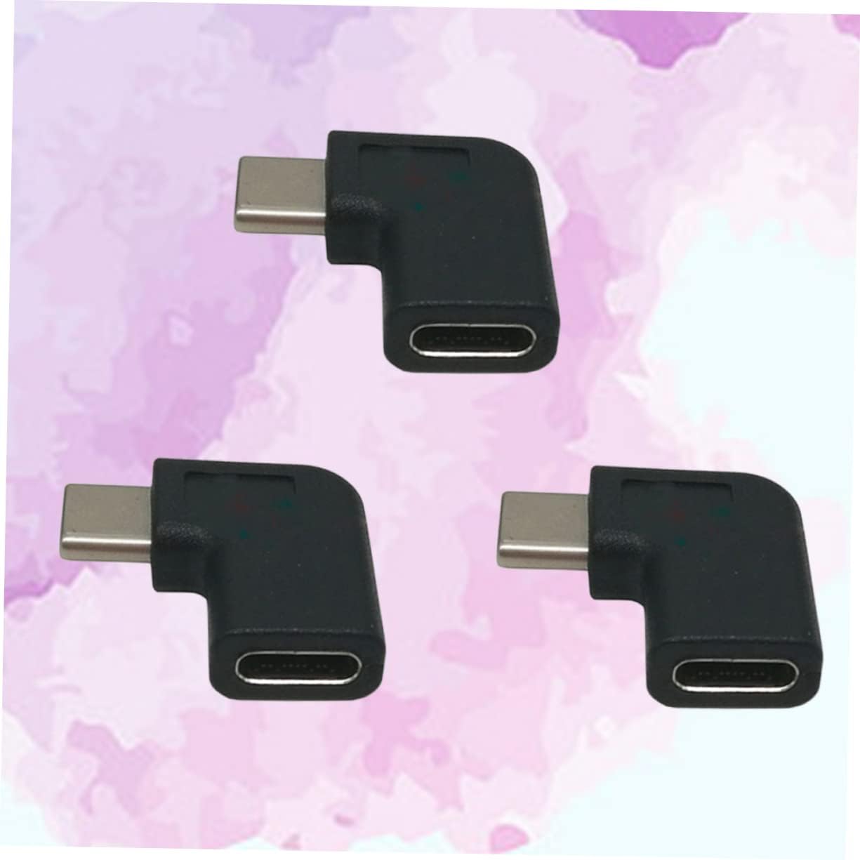DOITOOL Sets Type c Adapter USB USB c Male to Female Cable Angle Connector Portable Charger for Pcs