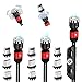 Produktbild AMZLIFE Magnetisches Ladekabel [3Stück 1m+1m+2m] 3 in 1 Magnet USB Kabel,360°&180°Rotierendes Kabel 2.4A Nylon Geflochtenes Drehmagnetkabel für i-Produkt/Micro USB/Type C/Samsung/Huawei/Xiaomi/Mehr