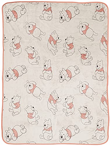 Image of Jay Franco Disney Winnie The Pooh Kids Plush Fleece Throw - 46" x 60" Cozy, Fade Resistant Blanket for Toddlers & Kids