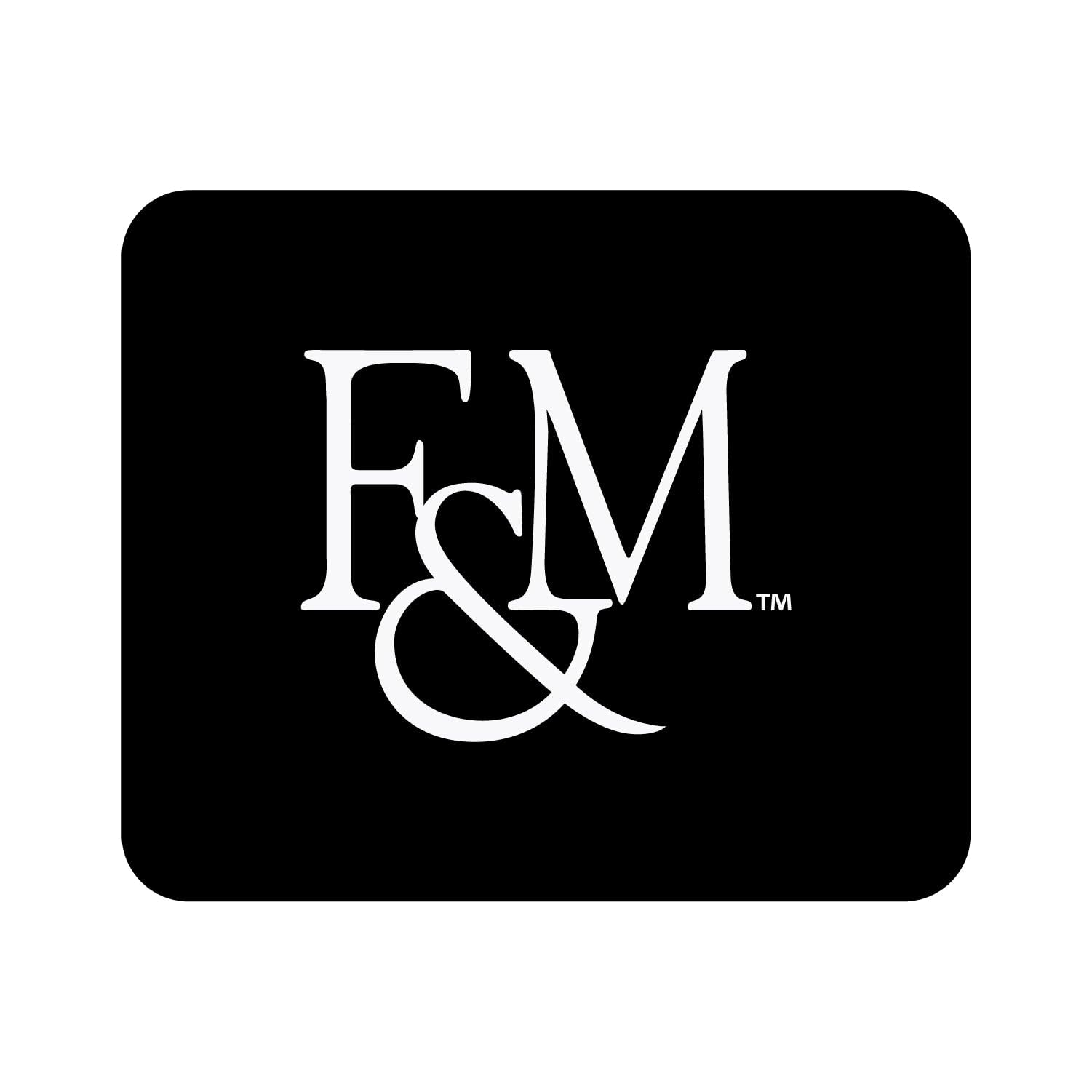 Mouse Pad, Fabric, Franklin & Marshall College Standard/Classic Black